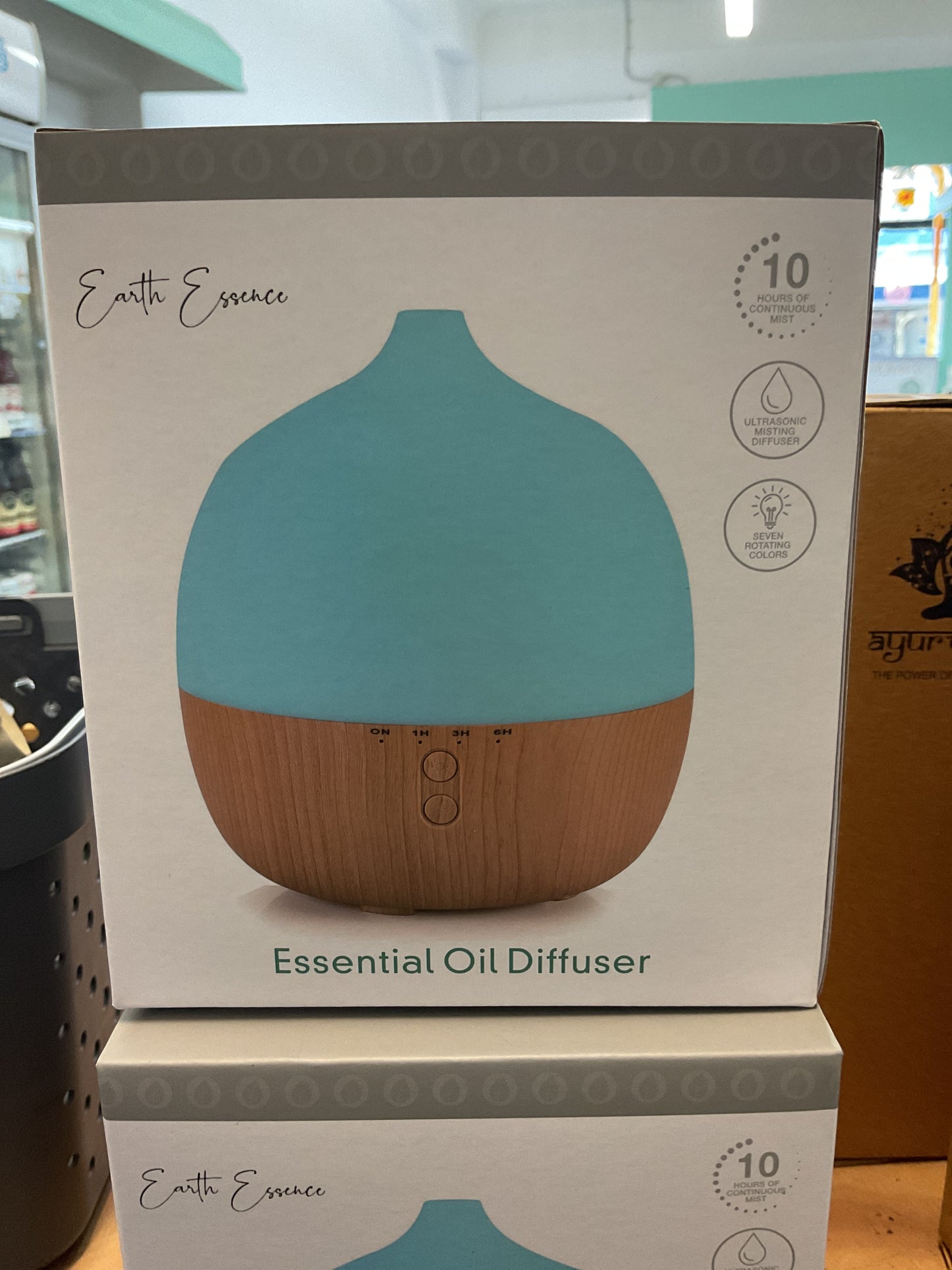 Earth Essence Wood Grain & Colour change Aroma Diffuser