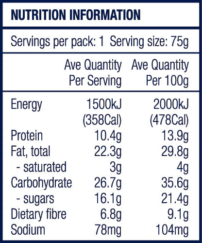 Crafty Weka Bar - Cacao and Hemp 75gm