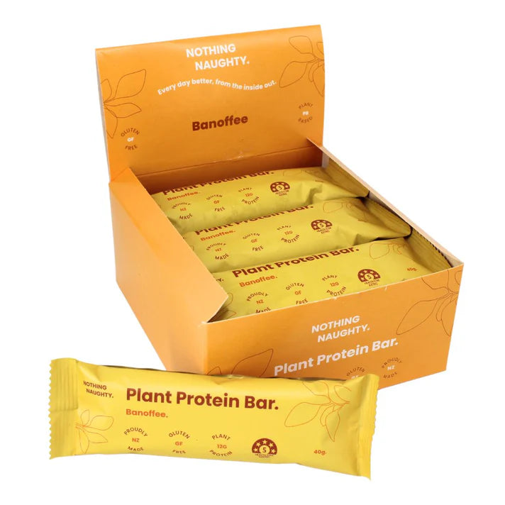Nothing Naughty Banoffee Plant Protein Bar