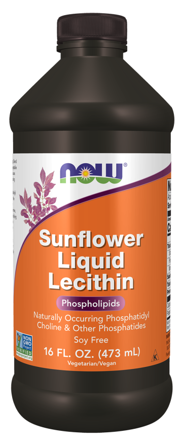Now Foods Sunflower Liquid Lecithin 473ml