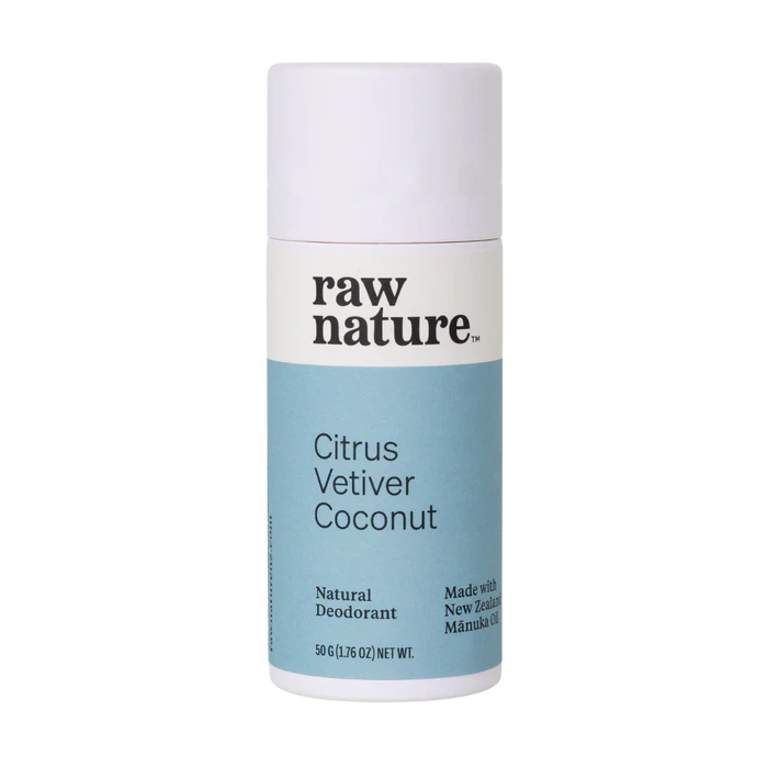 Raw Nature Deodorant Citrus Vetiver Coconut