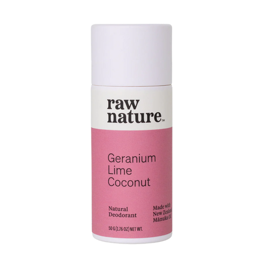 Raw Nature Deodorant Geranium Lime Coconut