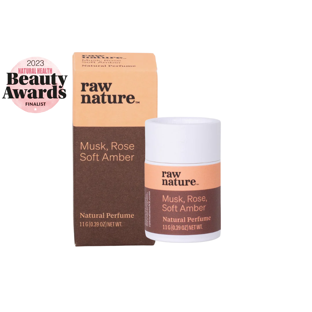 Raw Nature Perfume Musk Rose Soft Amber