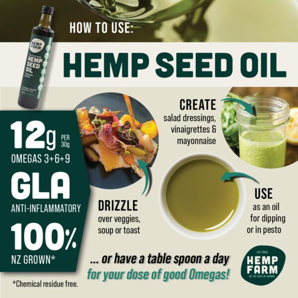 Hemp Farm Hemp Oil 500ml