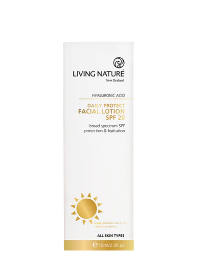 Living Nature Daily Facial Lotion SPF20 75ml