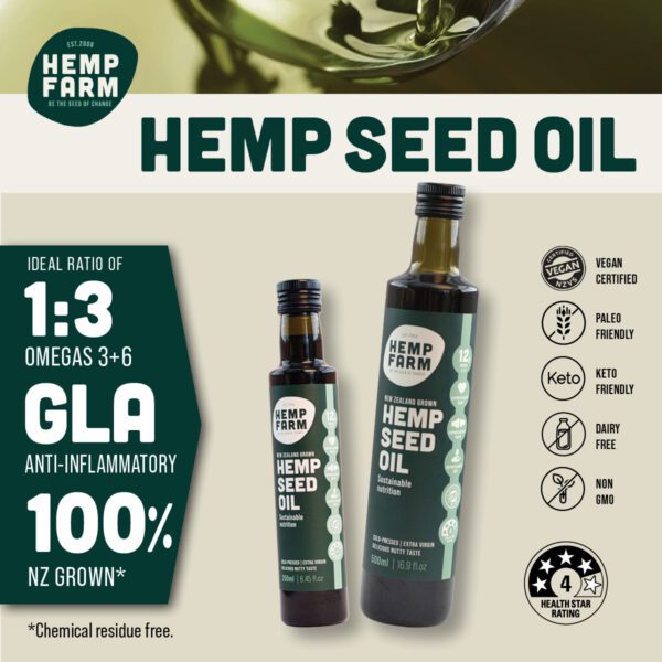 Hemp Farm Hemp Oil 500ml