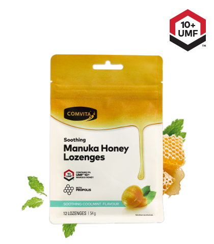 Comvita Manuka Honey Lozenge Cool Mint 12s