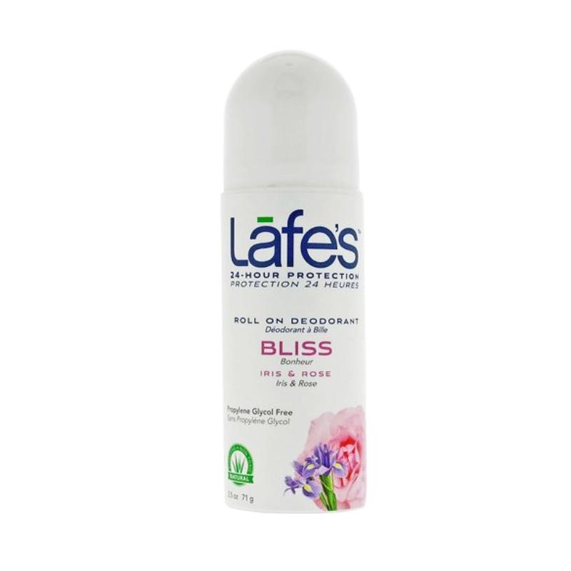 Lafes Roll On Rose + Coriander Deodorant