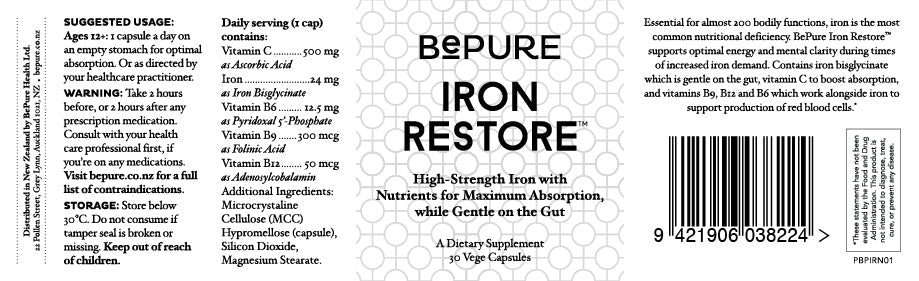 Be Pure Iron Restore 30s