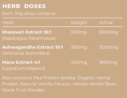 Real Rad Protein Vanilla Bean 500g