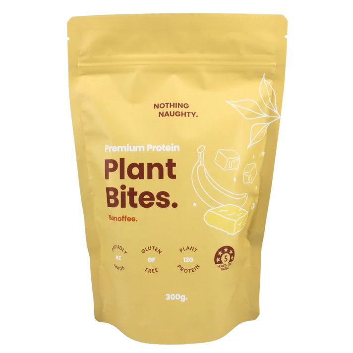 Nothing Naughty Premium Plant Protein Bites - Banoffee