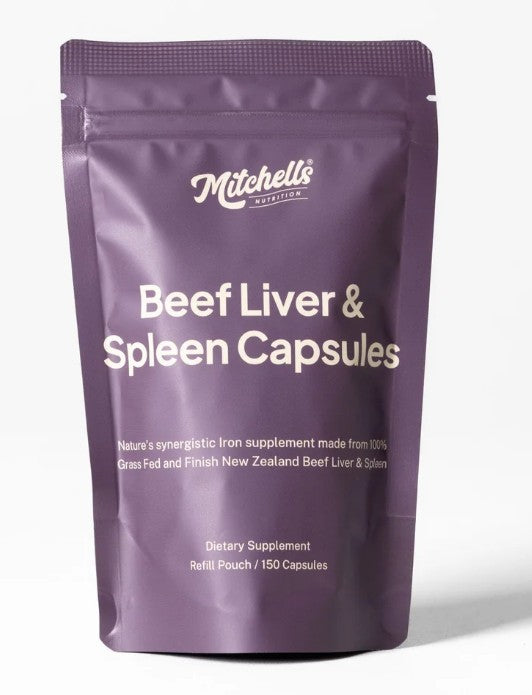 Mitchells Beef Liver + Spleen 150s - Refills