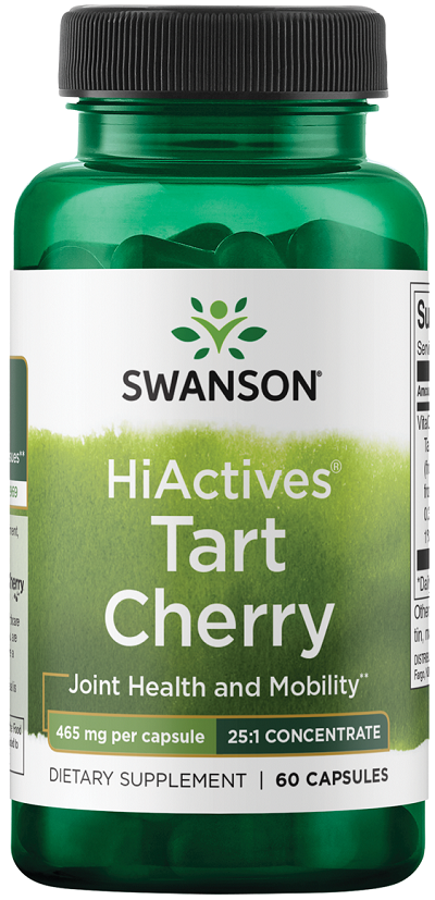 Swanson HiActives Tart Cherry 465mg 60s
