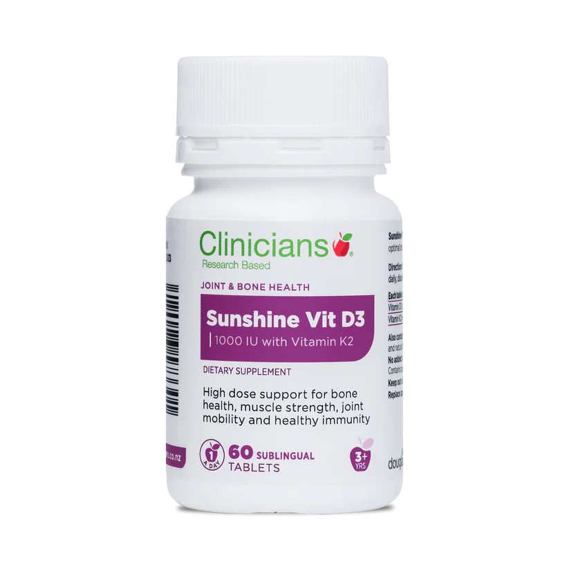 Clinicians Sunshine Vit D3 60s