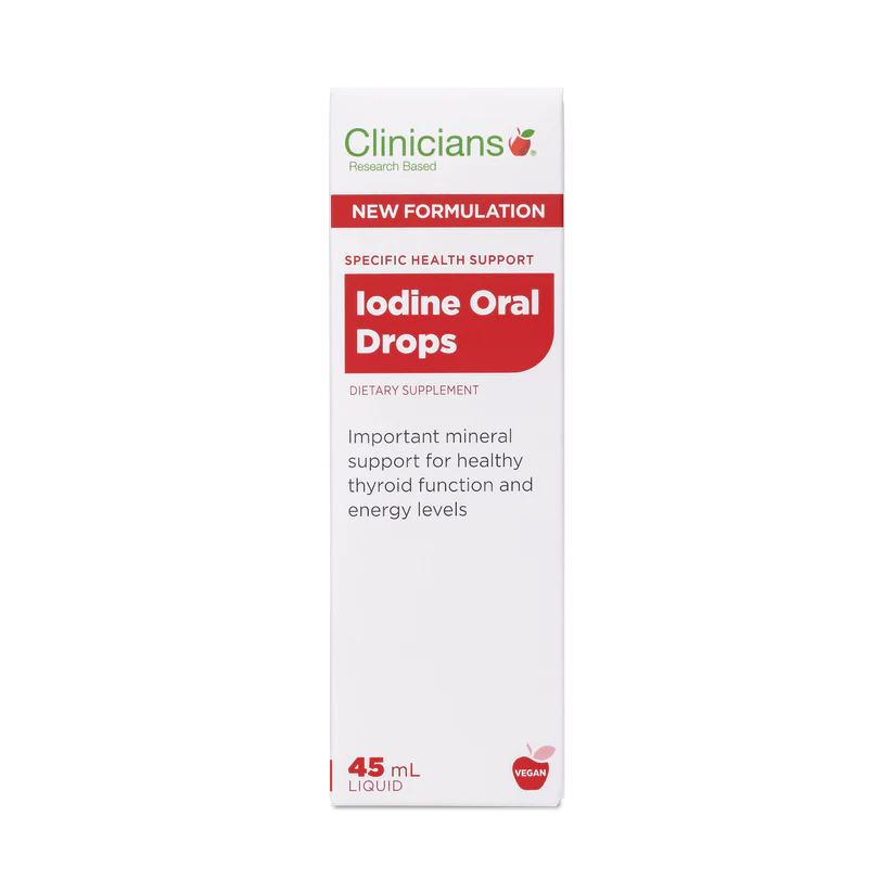 Clinicians Iodine Oral Drops 45ml