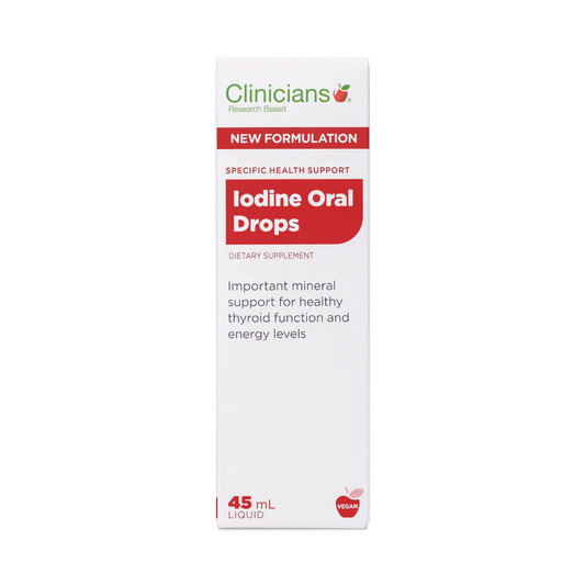 Clinicians Iodine Oral Drops 45ml