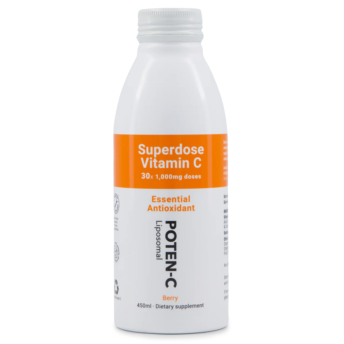 Poten C Superdose Liposomal Vitamin C 1000mg 450ml