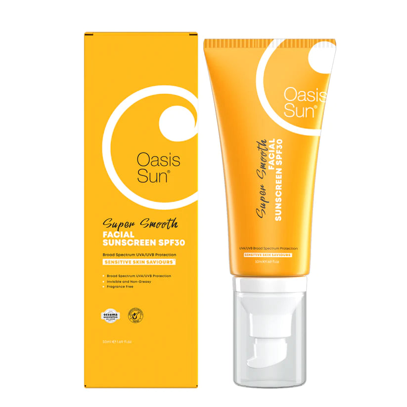 Oasis Sun Super Smooth Facial Sunscreen SPF30 50ml