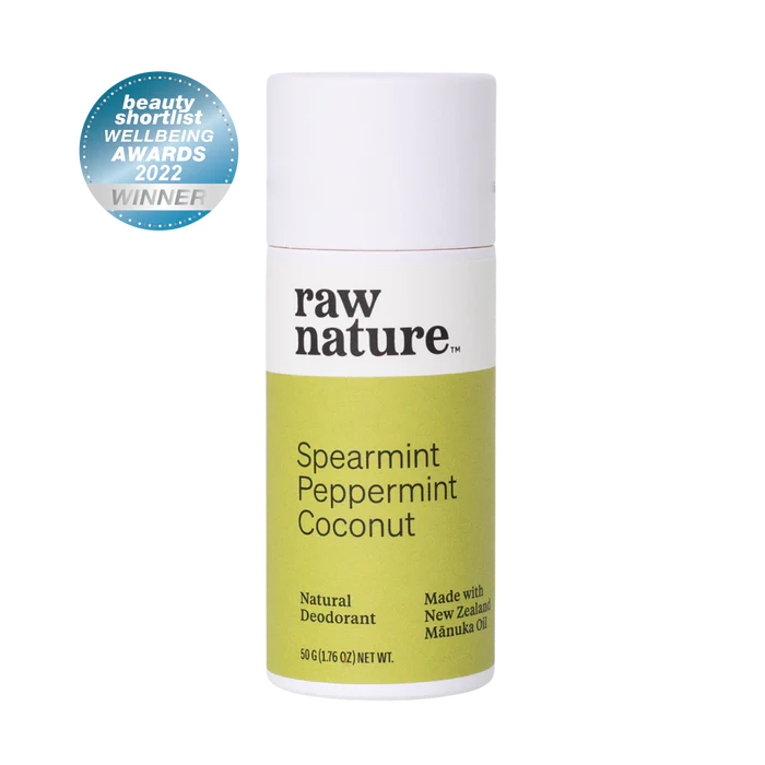 Raw Nature Deodorant Spearmint Peppermint Coconut