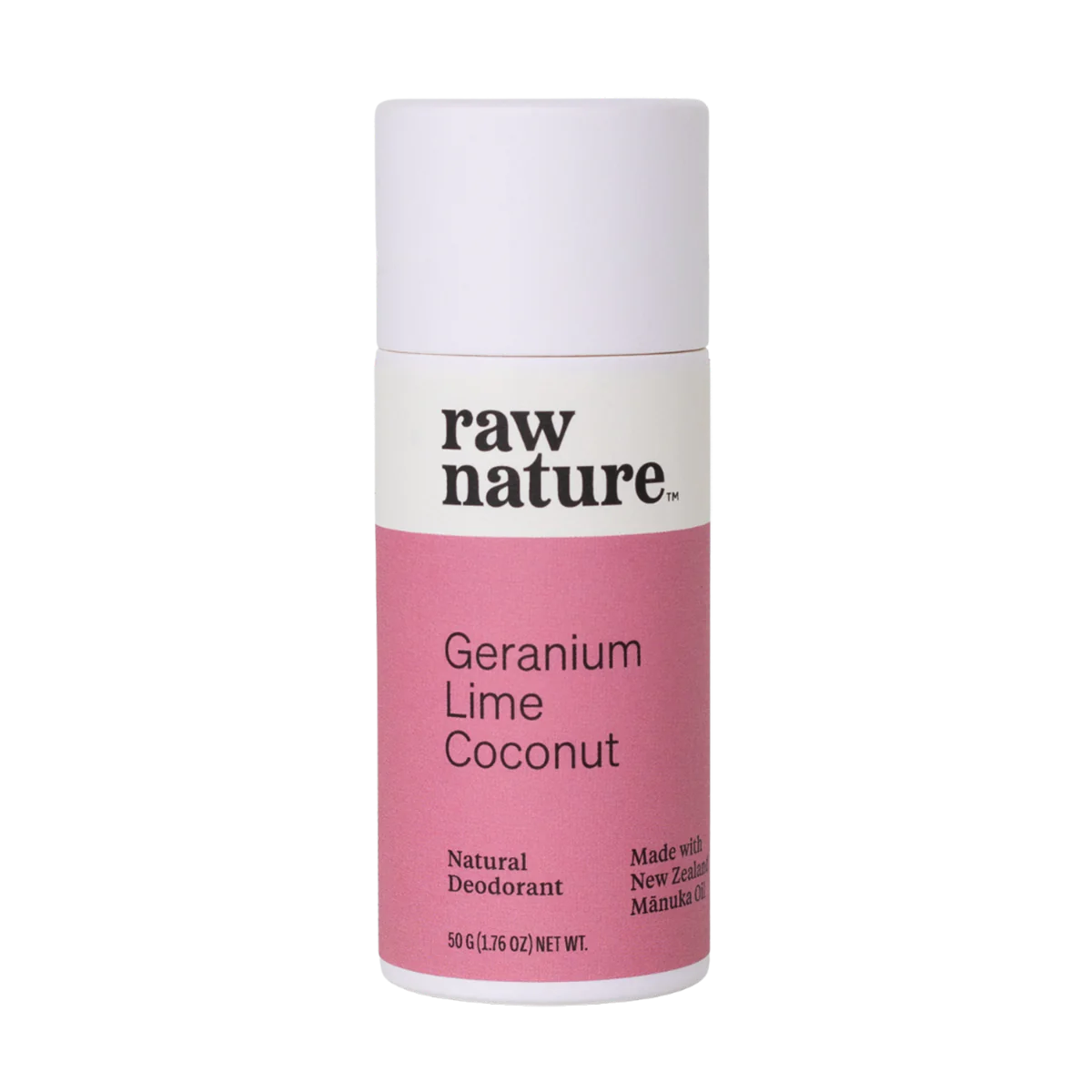 Raw Nature Deodorant Geranium Lime Coconut
