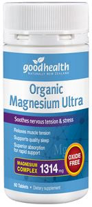 Good Health Organic Magnesium Ultra 120s