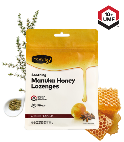 Comvita Manuka Honey Lozenge Aniseed 40s