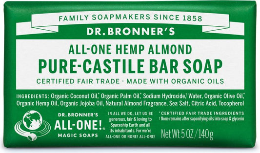 Dr Bronner Soap Bar Almond
