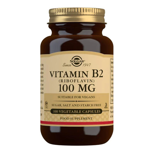 Solgar Vitamin B2 Riboflavin 100mg 100s