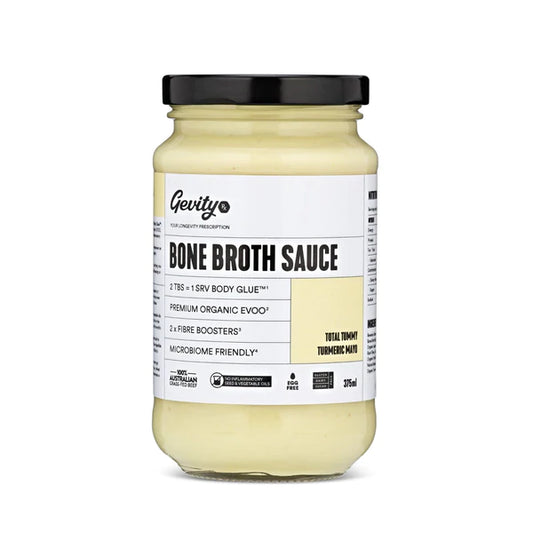 Gevity Bone Broth Sauce Turmeric Mayo 375ml