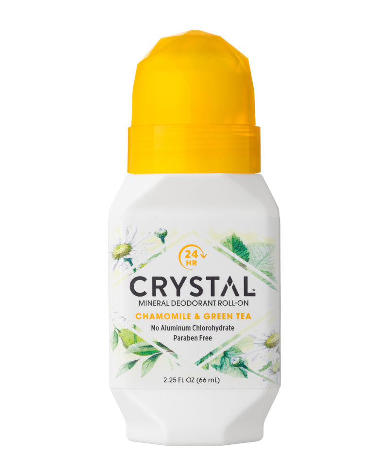 Crystal Essence Roll On Chamomile Green Tea 66ml