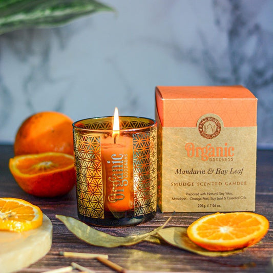 Organic Goodness Candle Mandarin + Bay Leaf