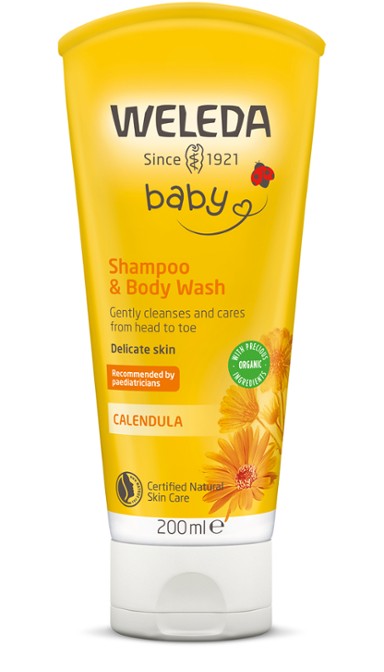 Weleda Calendula Shampoo Body Wash 200ml