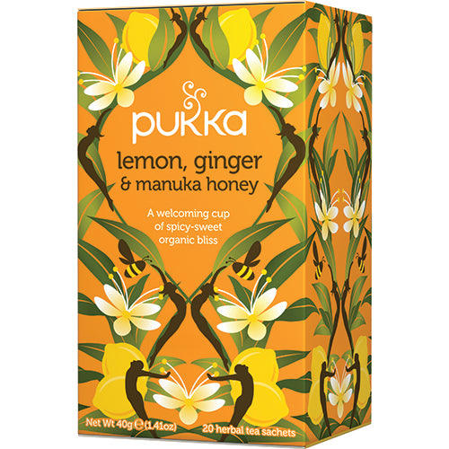 Pukka Lemon Ginger Manuka 20s