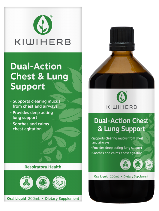 Kiwiherb Dual Action Chest Lung Support 200ml