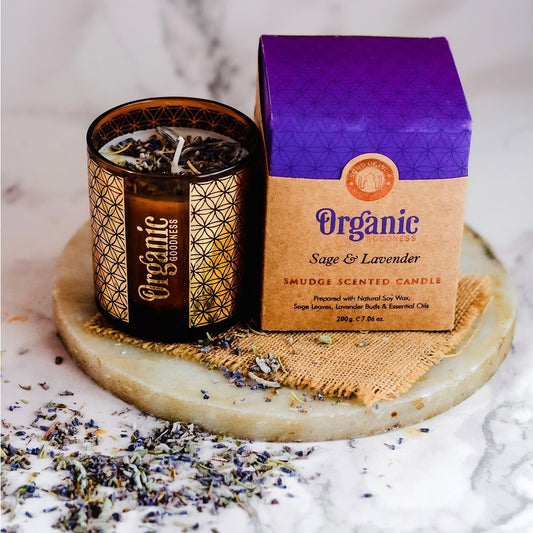 Organic Goodness Candle Sage + Lavender