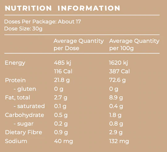 Real Rad Protein Vanilla Bean 500g