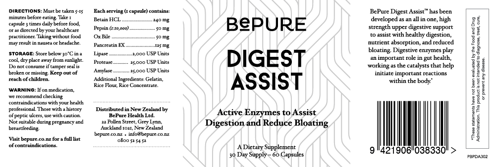 Be Pure Digest Assist
