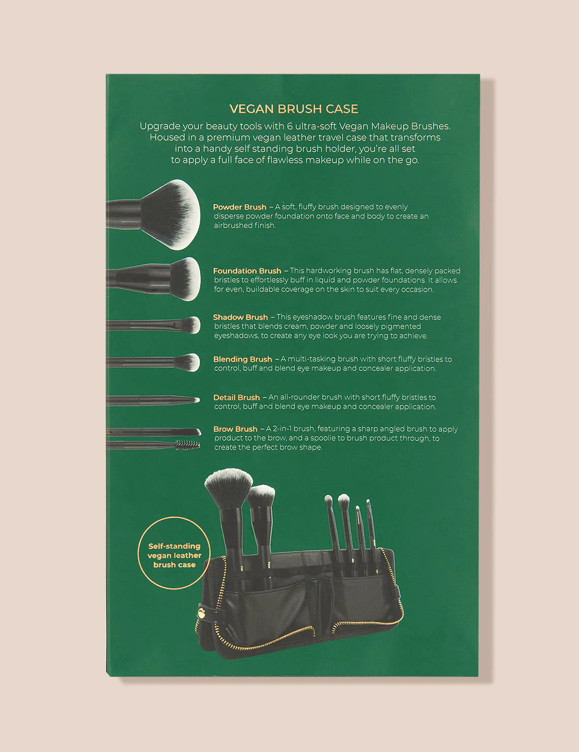 Inika Vegan Brush Case