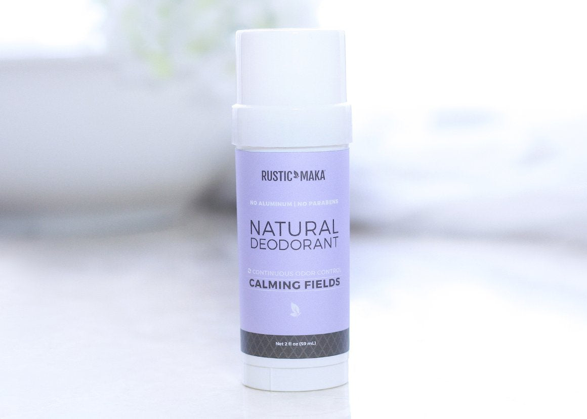 Rustic Maka Calming Fields Baking Soda Free Deodorant